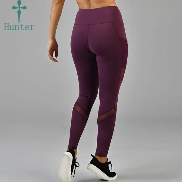 Low MOQ Great Stretch Women Fitness Yoga Wear Women Mesh Unique Sport Legging Sports Clothing