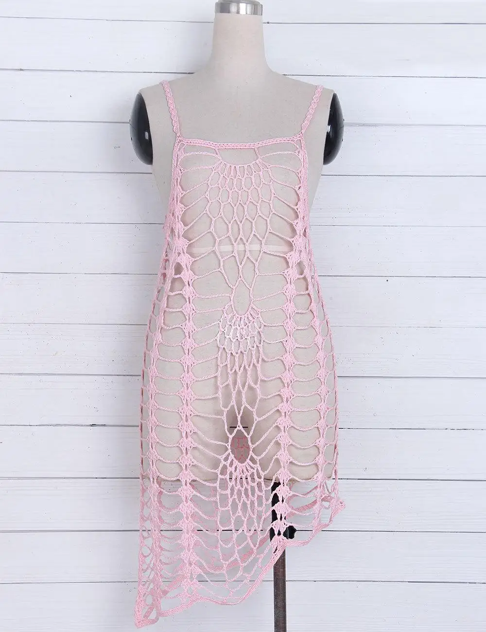 
B21990A Women sexy Hollow-out hook crochet Knitted Dress 
