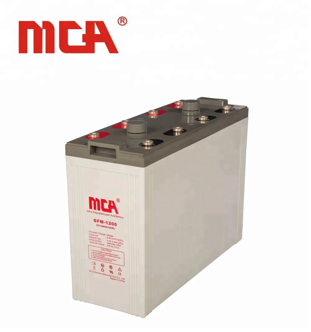 2 Volt Lead Acid Power Batteries 600Ah for Mobile Base Station