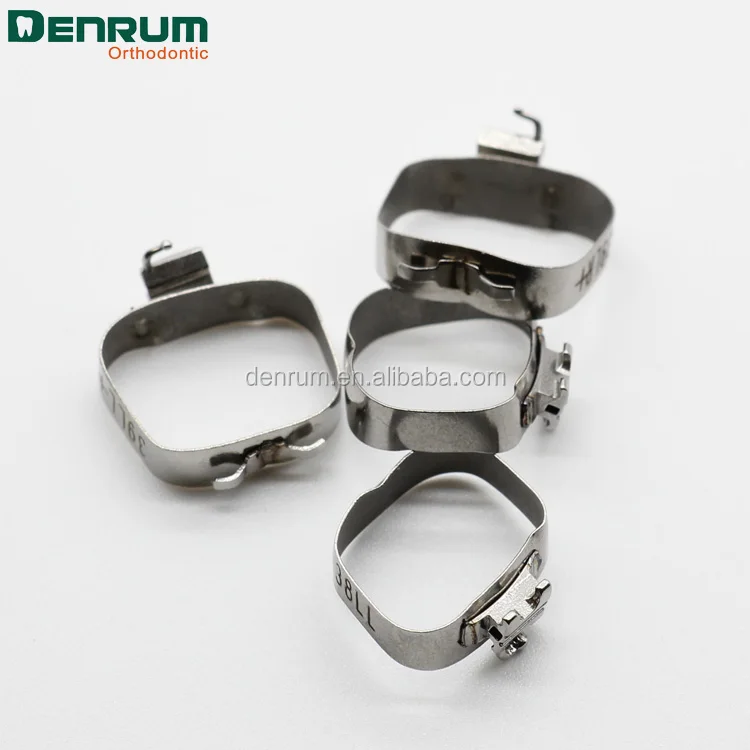 
Denrum Dental orthodontic materials and instruments Molar Bands With Tubes Lingual Sheaths 