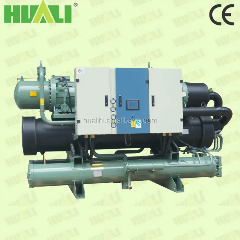 Высокий низкий защита давление центральный кондиционер с водяным охлаждением винт чиллер