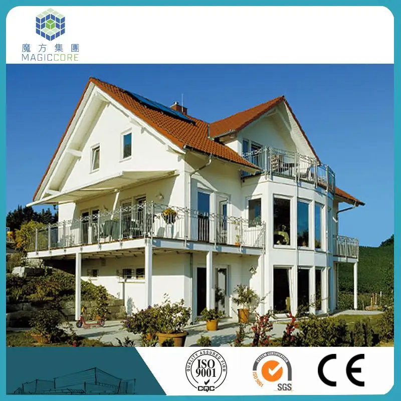 2017 China steel structure system villa light steel structure villa