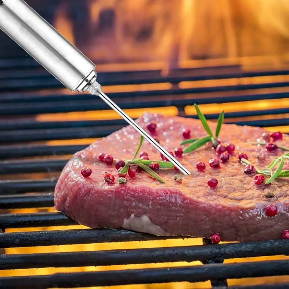 Hot Selling  304 stainless steel meat injector  meat injector marinade  Turkey needle