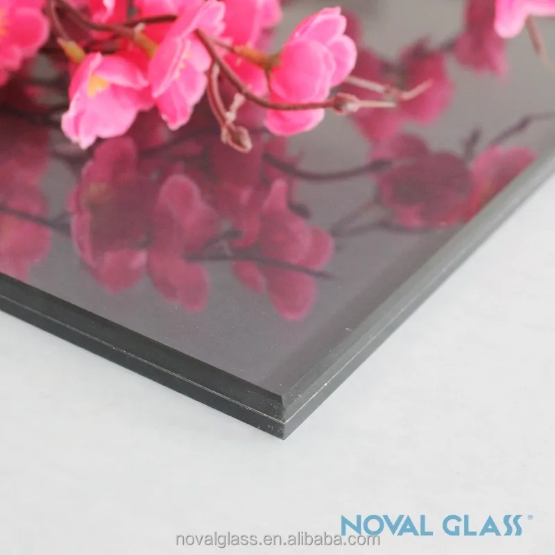 6.38mm Milk White Laminated Tempered glass ,Stadip clear glass