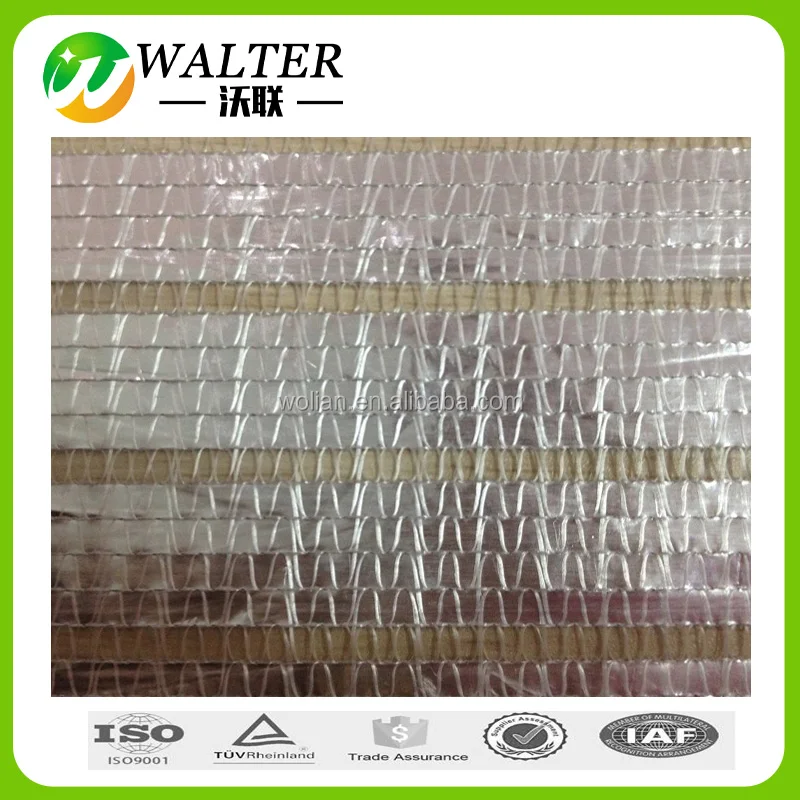 HDPE aluminet/aluminum shade cloth anti sun shade netting/aluminum shade mesh with cheap price