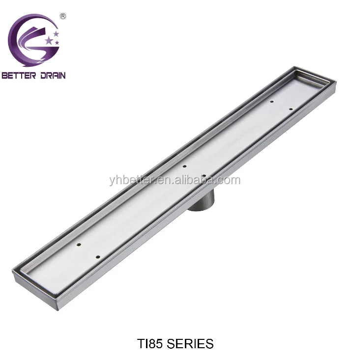 
Stainless steel drain tile insert linear floor drain bathroom shower drain 