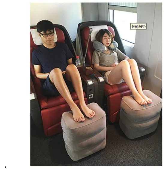
Big&small Valve Foot Rest Massage Pillow Inflatable Office Seat Cushion Outdoor Sofa Cushion 