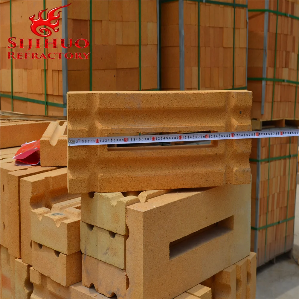 Customized Shape Fire Clay Bricks/block for Sale Yellow Industrial Furnaces Tiles Rough Stone Wall Cladding Facing Brick 48 0.34
