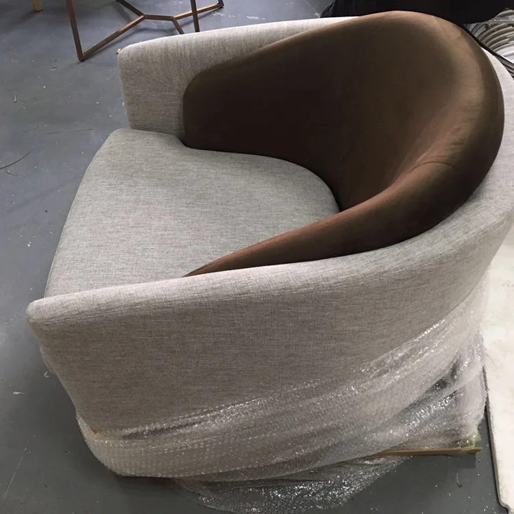 Italian designer single armchair sofa classic living room sofa chair hotel high end furniture