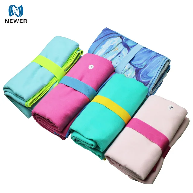 
China supplier oem premium outdoor travel sports gym yoga packs custom logo kids sweat microfiber square towel set 
