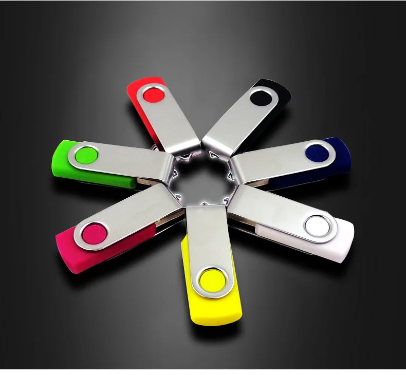 Custom logo software download Swivel Usb 3.0 Flashes Pendrive 4Gb 8Gb 16Gb 32Gb 64Gb 128Gb Twister Usb Flash drive