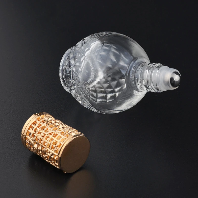 Wholesale egyptian 10 ml glass perfume roller bottles with cap