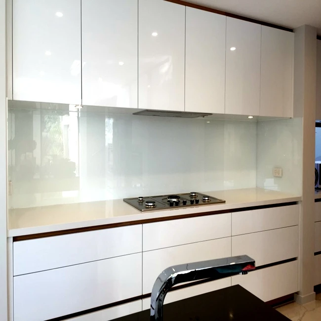 5mm 6mm toughened tempered silkscreen color glass kitchen glass splashback