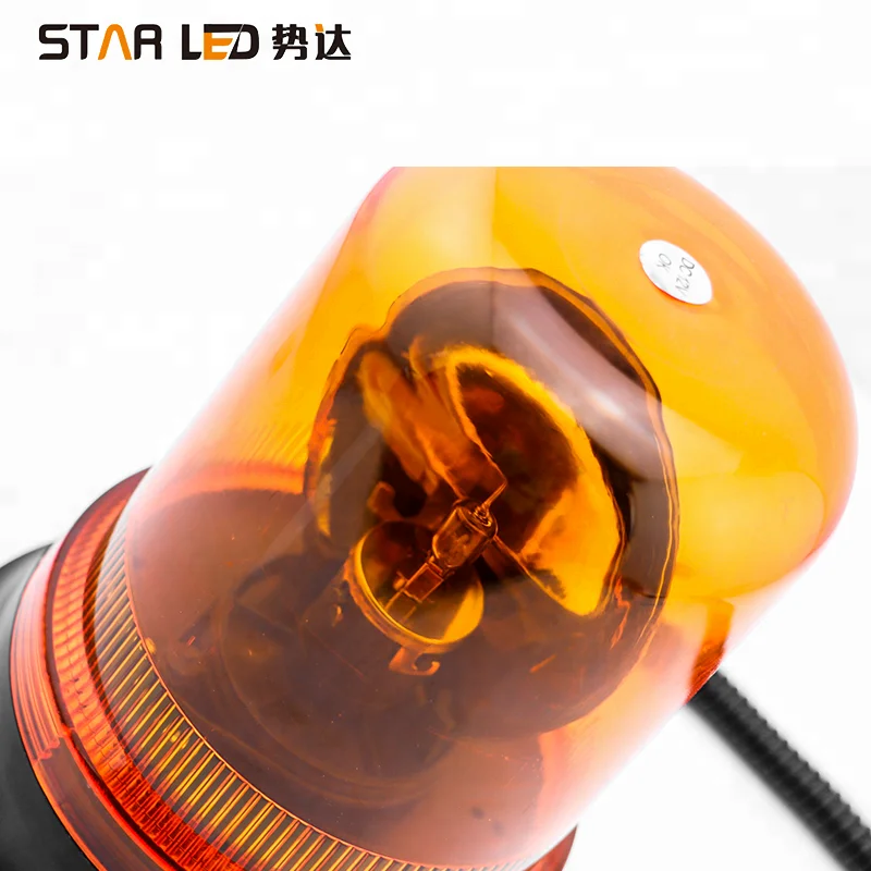 Rotary/60 SMD/80 leds emergency beacon strobe light MAGNET/BOLT