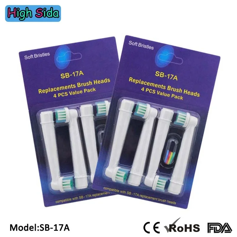 
PrecisionClean Replacement Toothbrush Heads SB-17A Adapt To Oral Brush Head 
