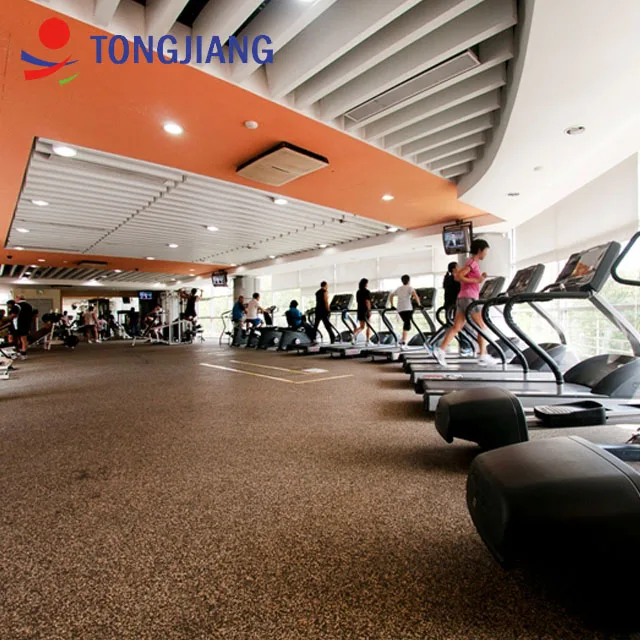 High density hot selling black +colorful epdm 6mm gym rubber flooring rolls