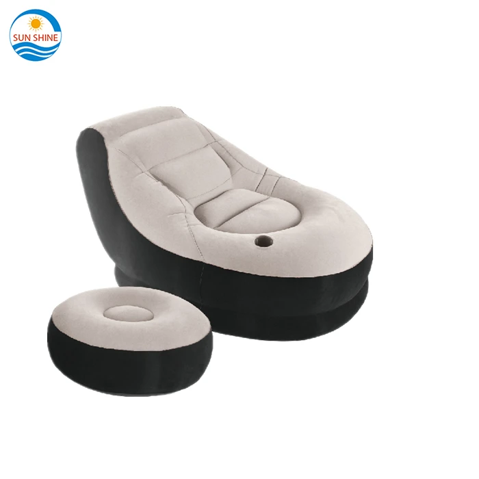 modern furniture flocking relax sofa set lounger air sofa inflatable sofa for sale