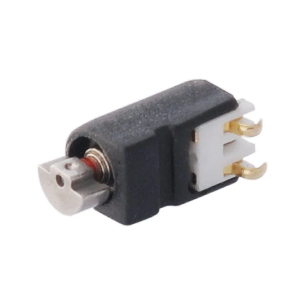 
3V DC 4mm Diameter Vibration Motor with Spring Contacts for Surface Mount 15,500rpm Rated Speed 