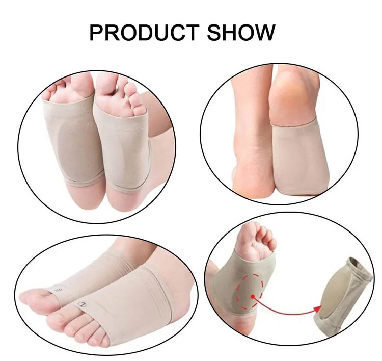 Arch Support Sleeve Flat Feet Orthotics Socks Cushion For Fascitis Plantar