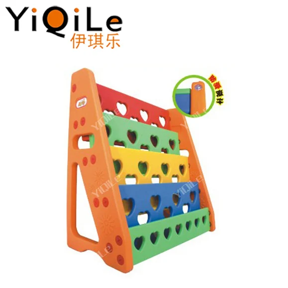 Car style shelves for children book wooden kindergarten bookshelf attractive kids book shelf