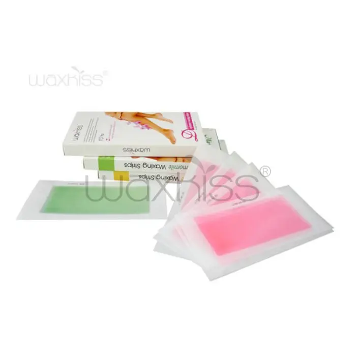 Waxkiss Wholesale Disposable Body ready to use cold wax strips for eyebrow hair removal