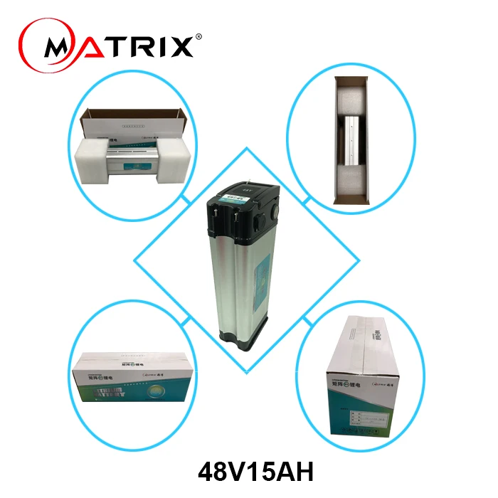 Matrix 13S6P lithium battery 48v 15ah ebike battery