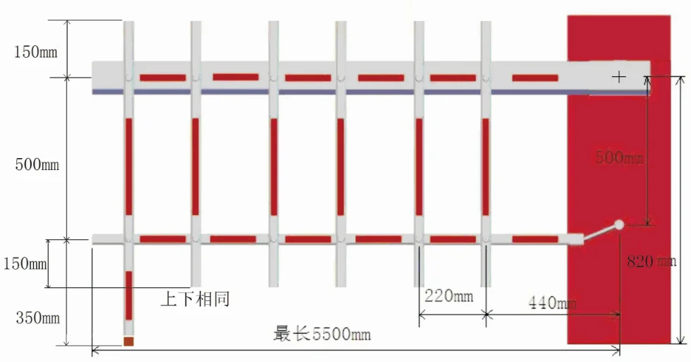 Automatic security outdoor entrance 2 or 3 fence car parking barrier blockers Remote control parking lot traffic barrier  gate