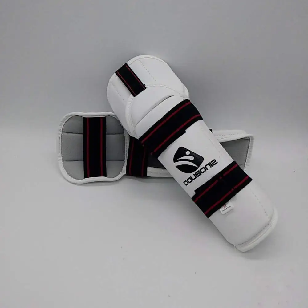 Martial arts sparring gears white elbow guard protector pad