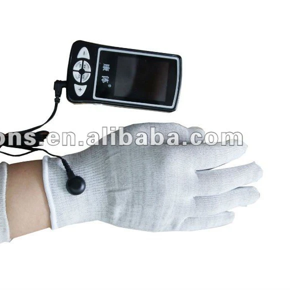 Conductive Electrotherapy Electrode Massage Tens Gloves for Pain Relief