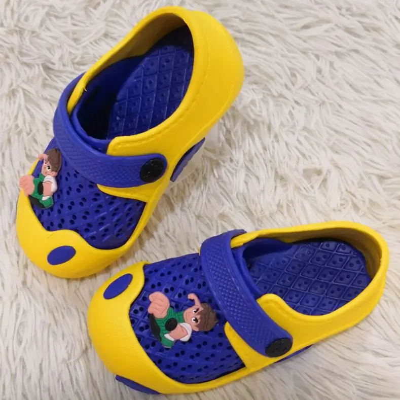 Оптовая продажа, детские пластиковые сабо EVA, два цвета, детские сабо, размер 24-29 #
