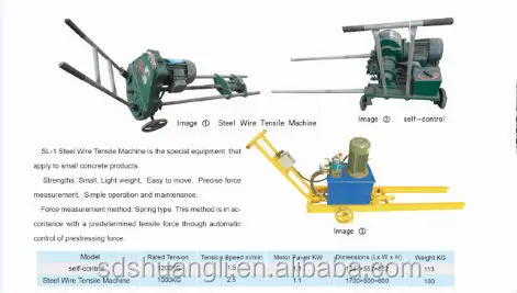 Steel wire used wire tensile machine/ rope tensioner tensioning tools/ Tensioning machine