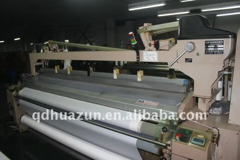 
RJW-408-170,190,210,230,280,340 Dobby shedding water jet loom with electronic let off and take up 