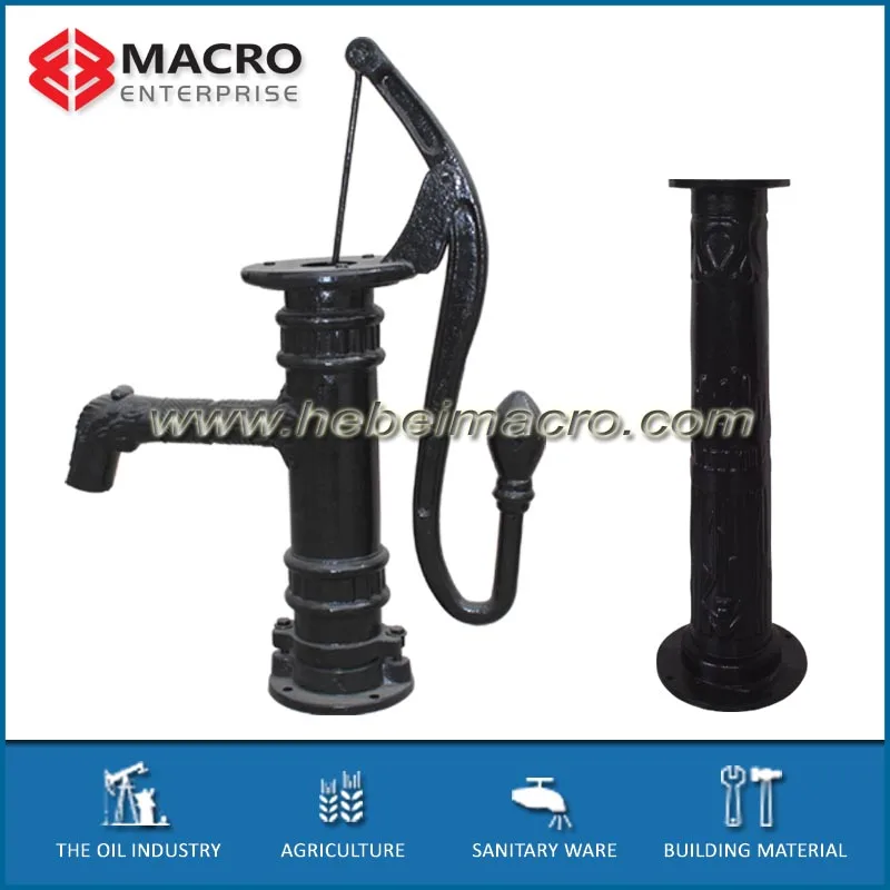antique cast iron replica old hand water pump