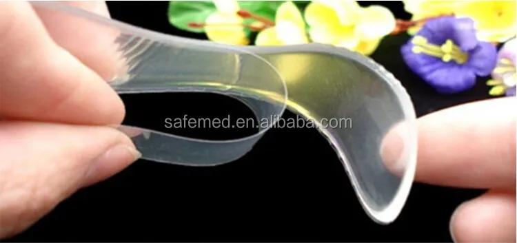 Gel heel pads/High heel pain relief shoe insole pad/Grip heel glue sticker