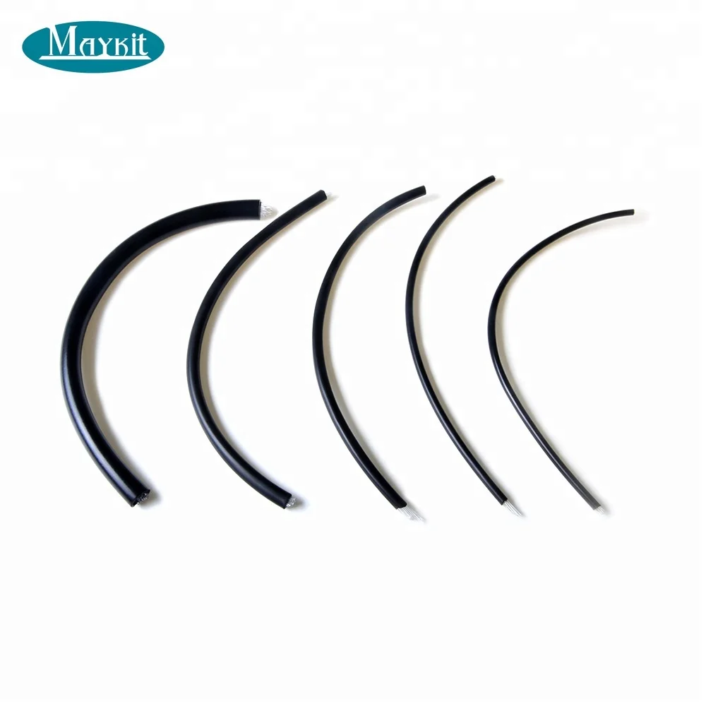 
MEOF-7*0.75 multi-strand fiber optic cable light made up of 7 individually black sheathed fibres 