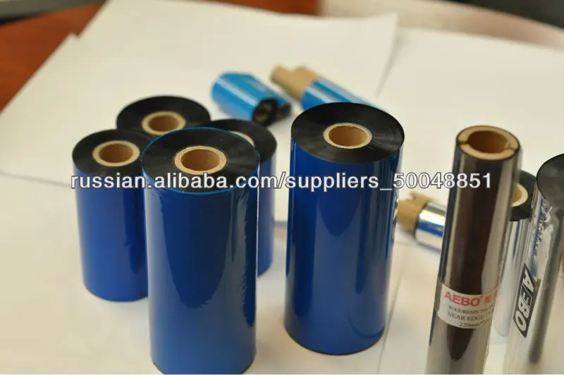 Термотрансферная лента на восковой основе (WAX)-S10/S11/S12