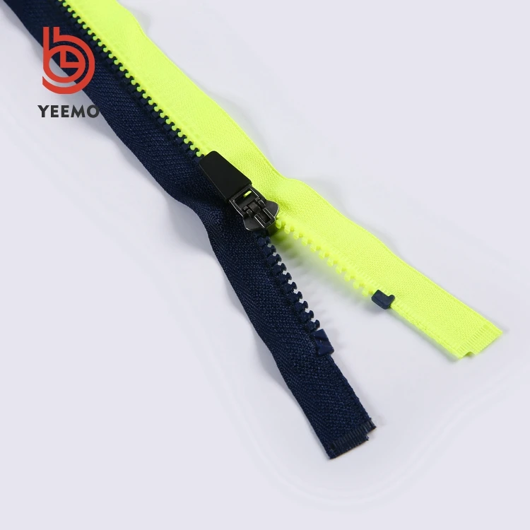 Подгонянный водонепроницаемый пластиковый замок-молния в катушке с ползуном полуавтоматическая блокировка