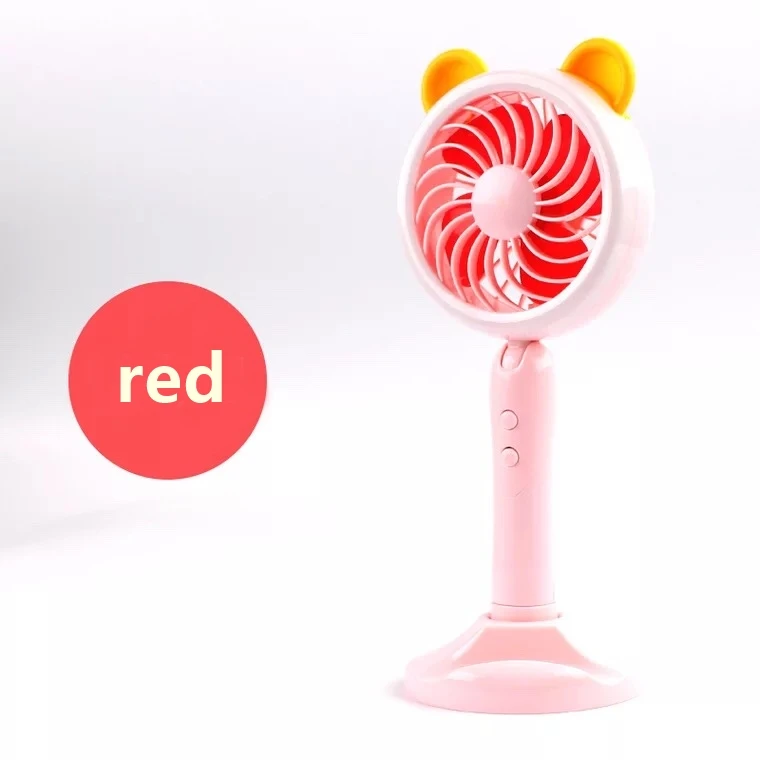 USB зарядка ручной общежитии Настольный держатель мобильного телефона с заполняющим светом студентеский портативный мини-вентилятор