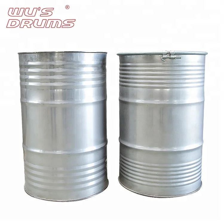 WS Open Head Galvanized Steel 10 Gallon Metal Barrels For Sale