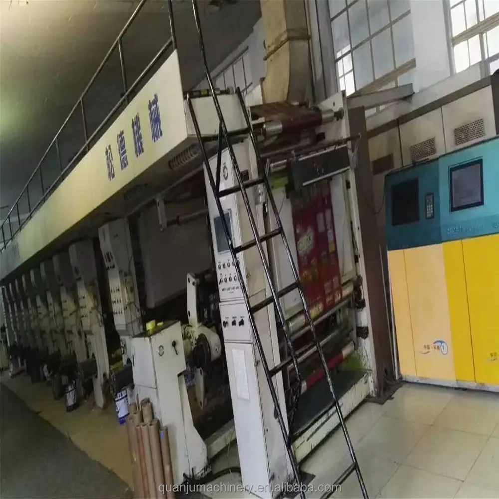 Бывшая в употреблении машина для гравировки пластиковой пленки 1050 мм