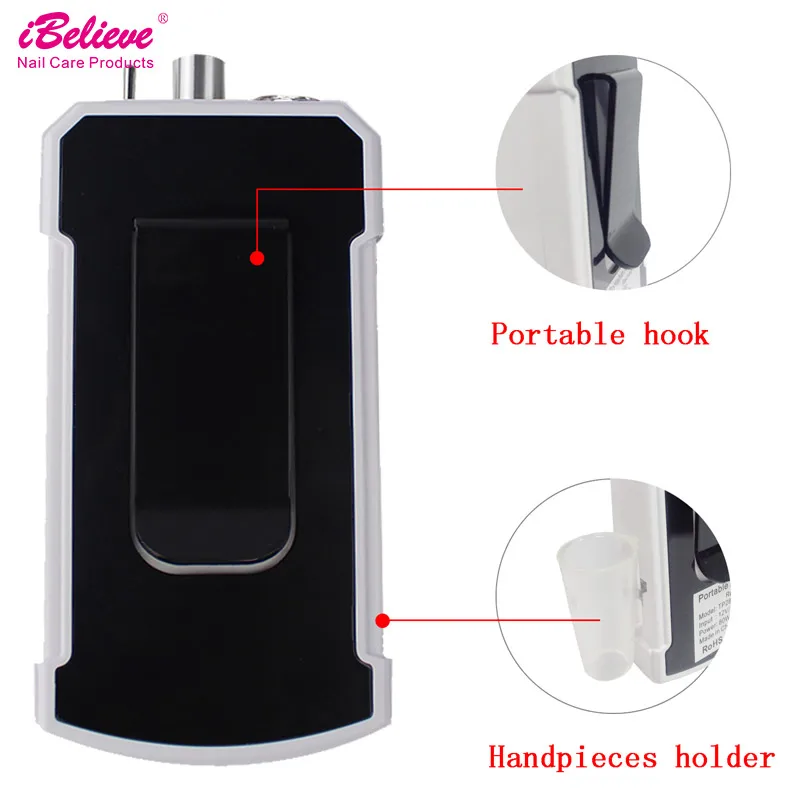 New Arrival 2019 Cordless 40000rpm portable electric nail drill professional