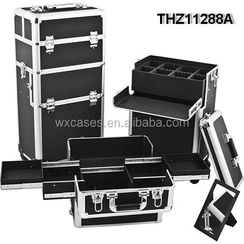 new design cosmetic trolley with giraffe pattern as skin From Nanhai,Foshan,Guangdong,China