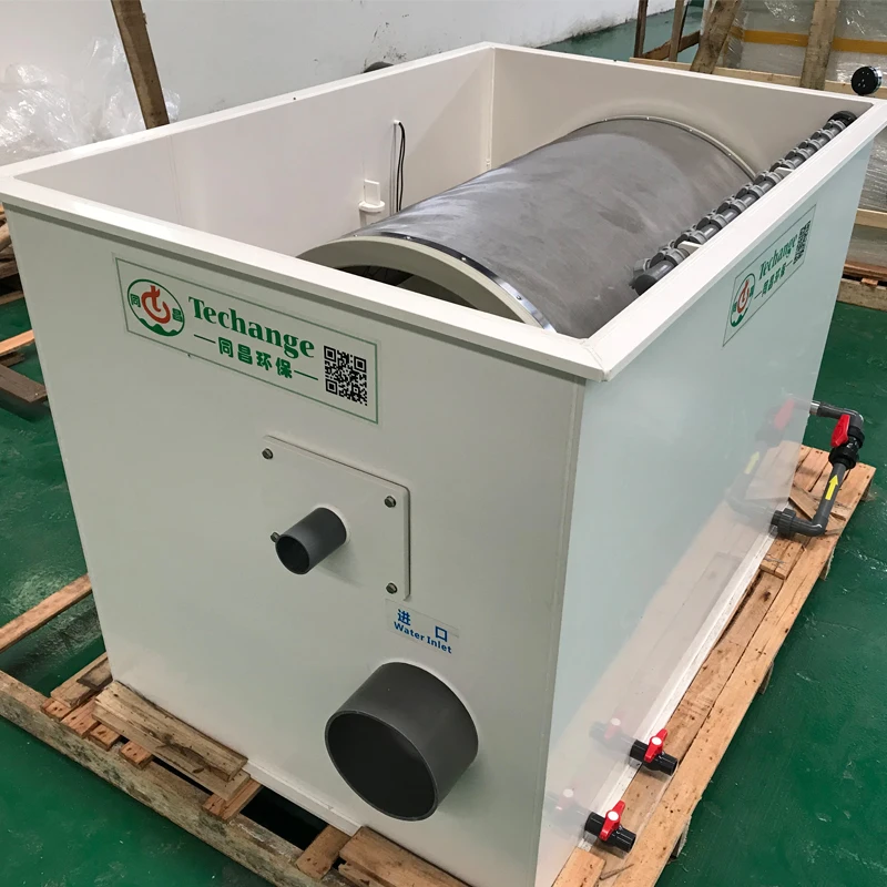 technical recirculating aquaculture systems biological rotary drum filter