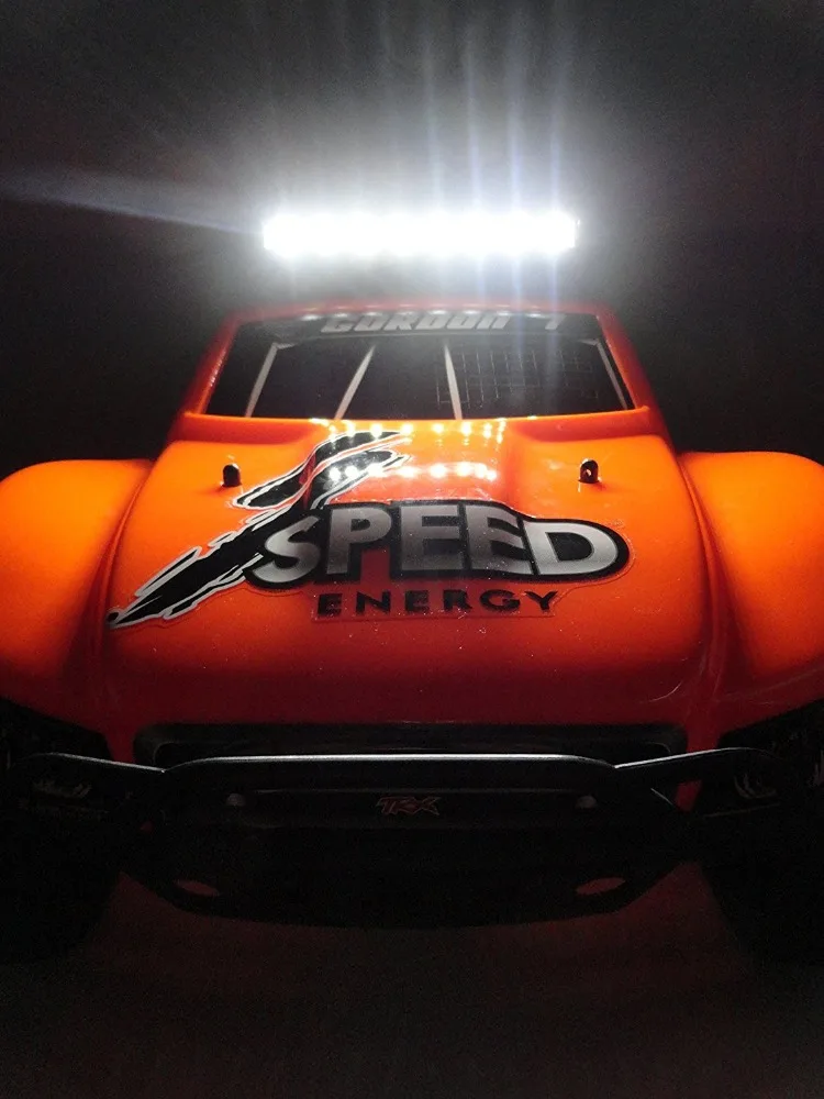 RC Aluminum Light Bar Super 8 LED - Fit on Chidren RC Car Toys for Kids RC Toy