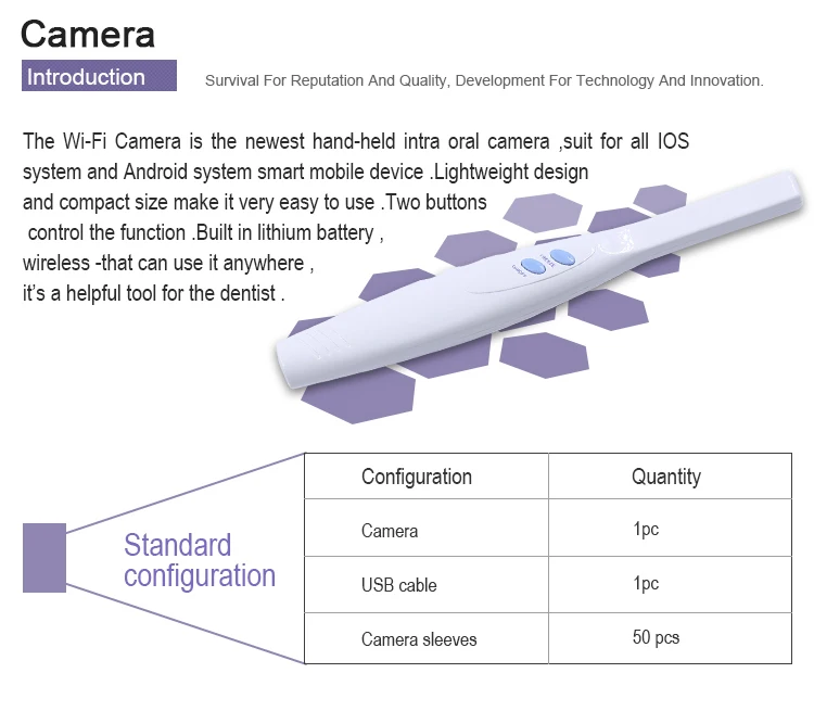 CF-682 super cam WI-FI USB Video VGA output dental camera best teeth whitening toothpaste