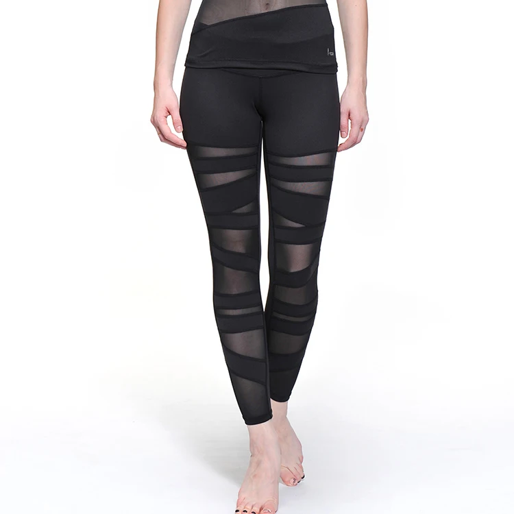 Модные четыре способа растянуть бифлекс спортивной одежды пользовательские женщин Фитнес-Леггинсы