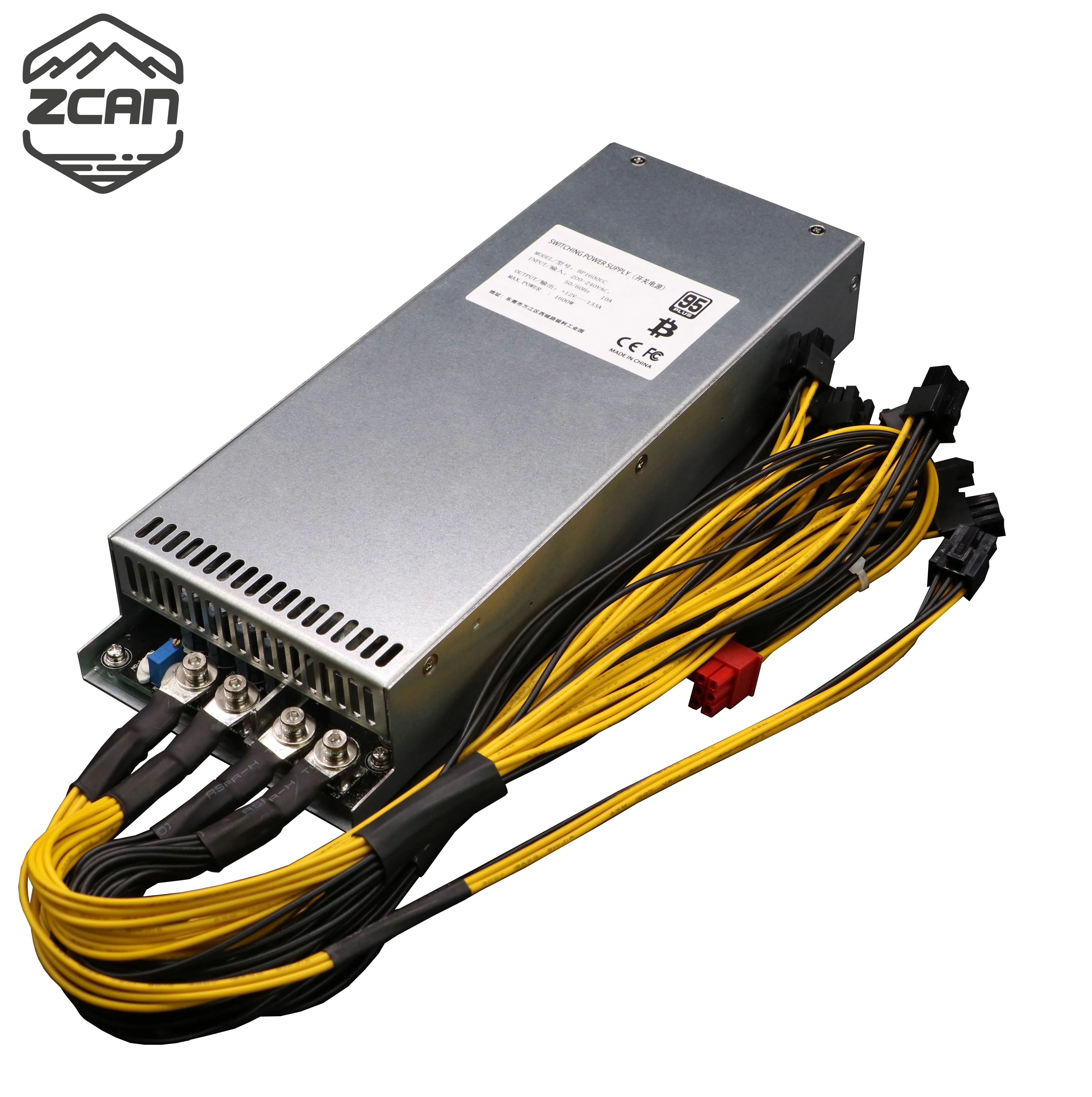 Factory Wholesale  1600w 1800w 2000w 2400w PSU 90 Platinum 94% Efficiency for computer case