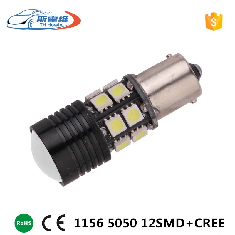 Car LED Backup Reverse Lamp 1156 5050 12SMD 7W Auto Daytime Running Light Bulb Car-styling Light-emitting Diode Fog Lamp
