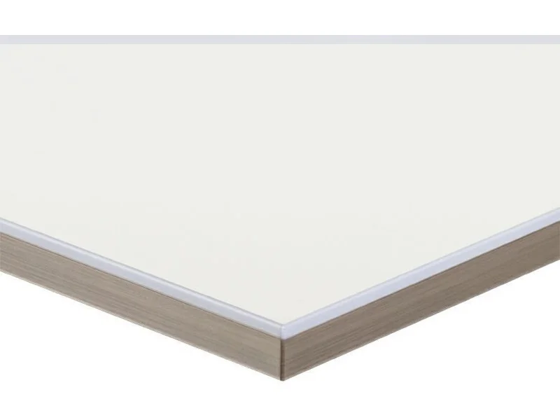 Anti-scratch uv curing white solid color mdf for furniture and walls
