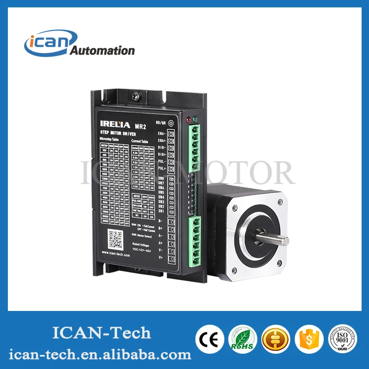 Шаговый двигатель nema 17 1.7a, 2 фазы 44 мм длина шагового двигателя